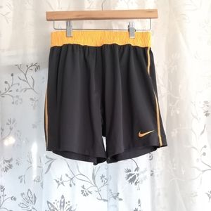 Nike Running Shorts, Yellow and Gray